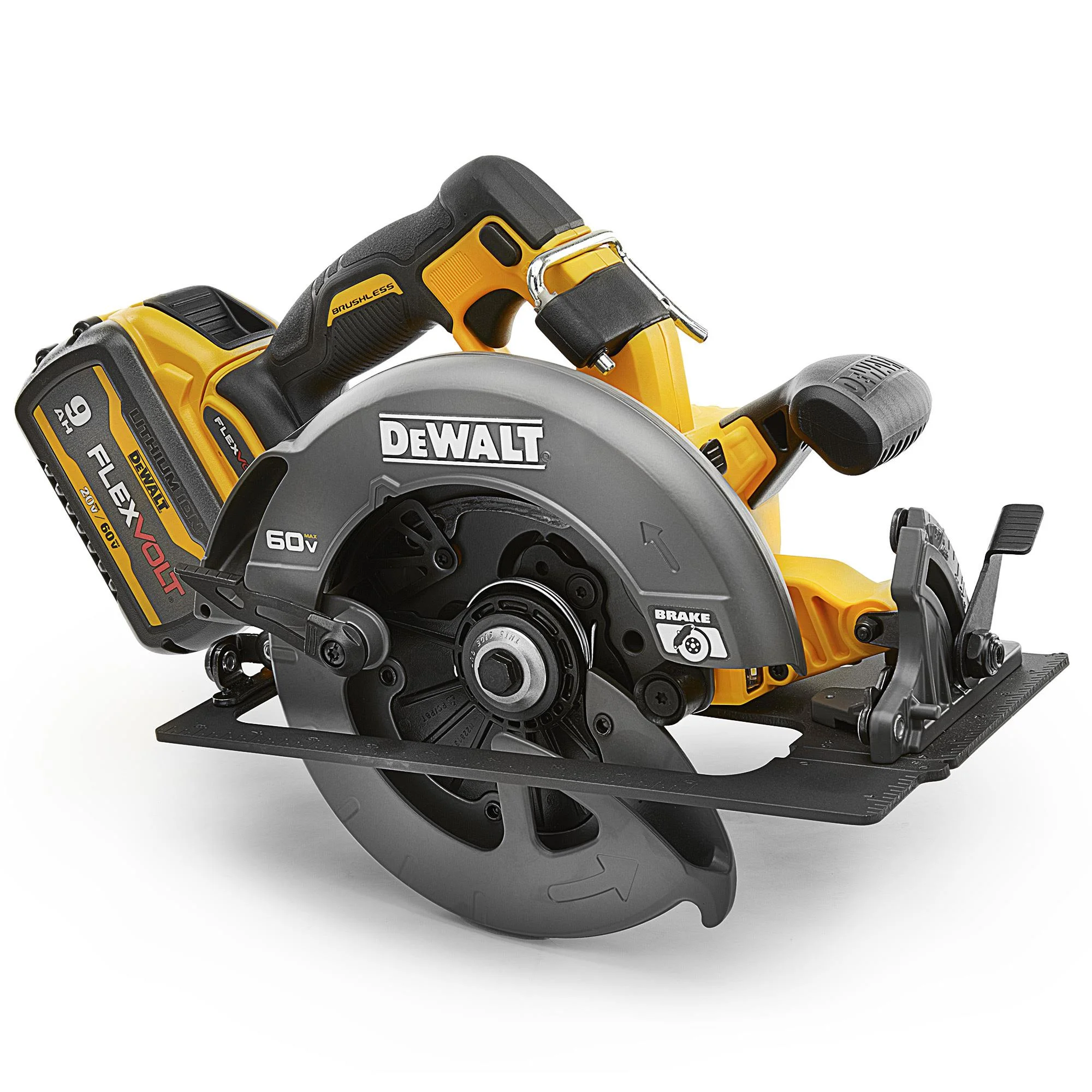 DeWalt FLEXVOLT 60 V 7-1/4 in. Cordless Brushless Circular Saw Kit (Battery & Charger)