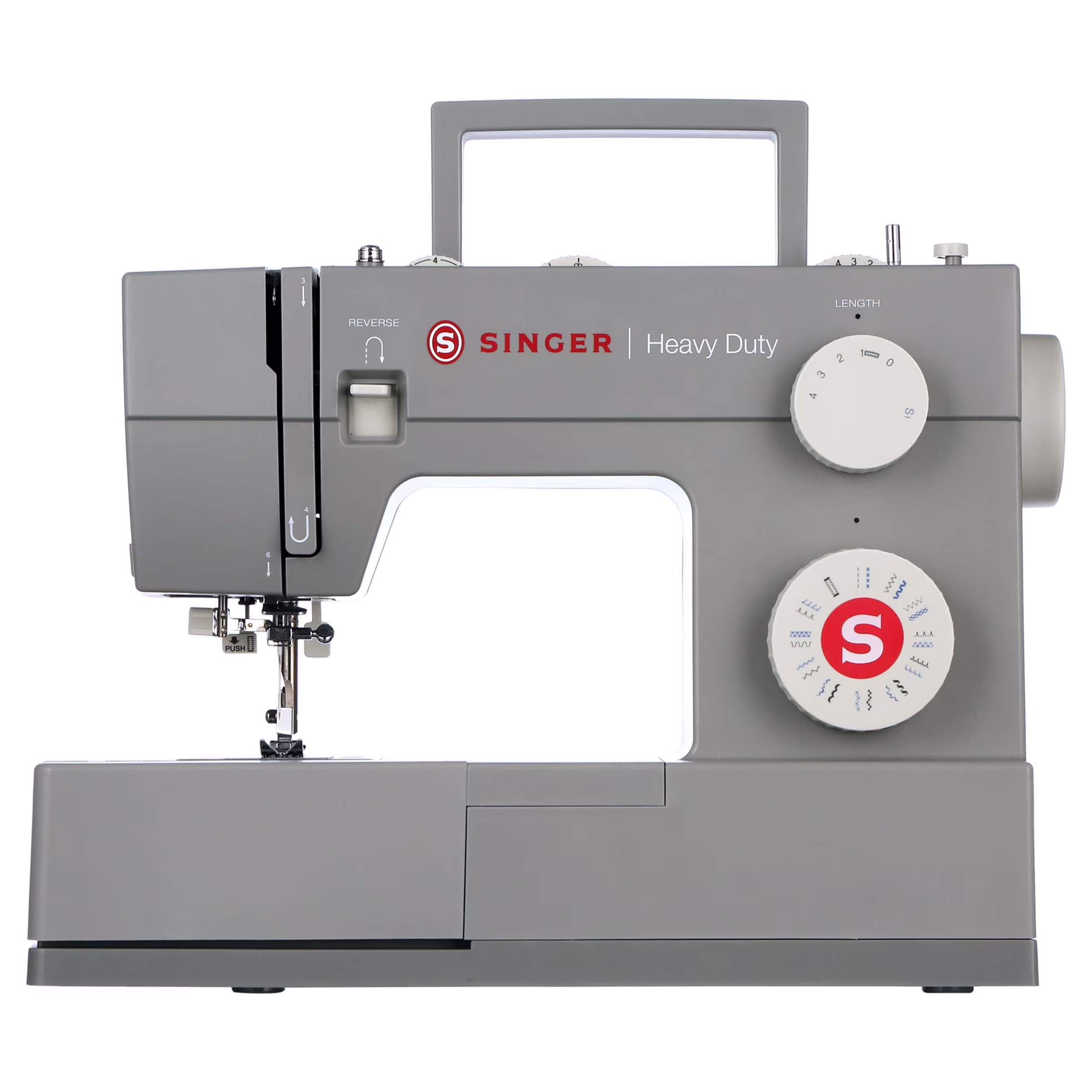 SINGER? Heavy Duty 44S Mechanical Sewing Machine, Powerful Performance, Great for All Projects & Fabrics, Four Accessory Feet included, Easy to Use, Professional Results
