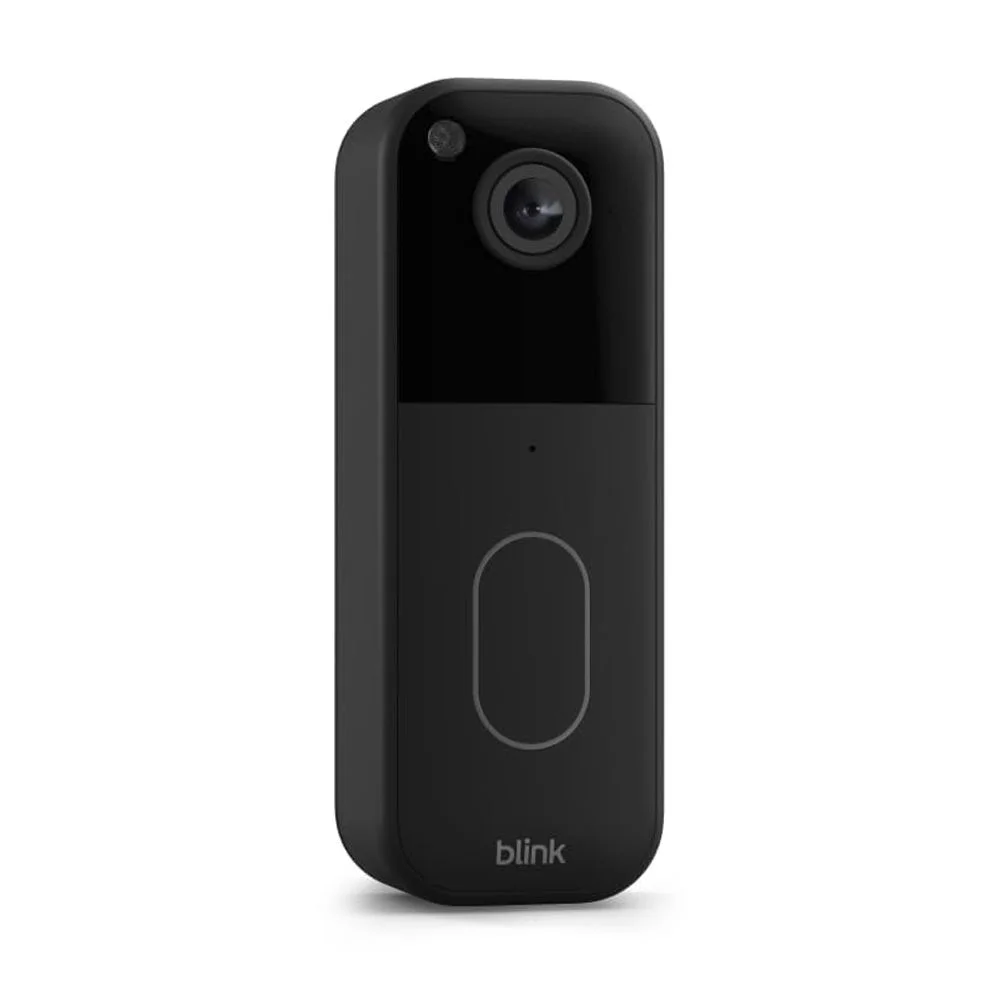 All-new Blink Video Doorbell  Head-to-toe HD view, two-year battery life, and simple setup. Sync Module Core included  System (Black)
