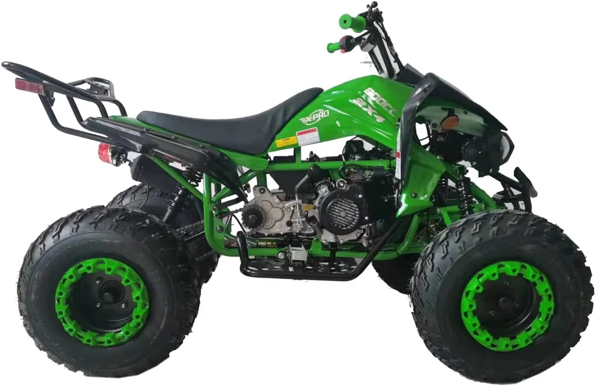 X-Pro Brand New 200cc Gas ATV, Automatic Transmission with Reverse LED Headlights Big 23