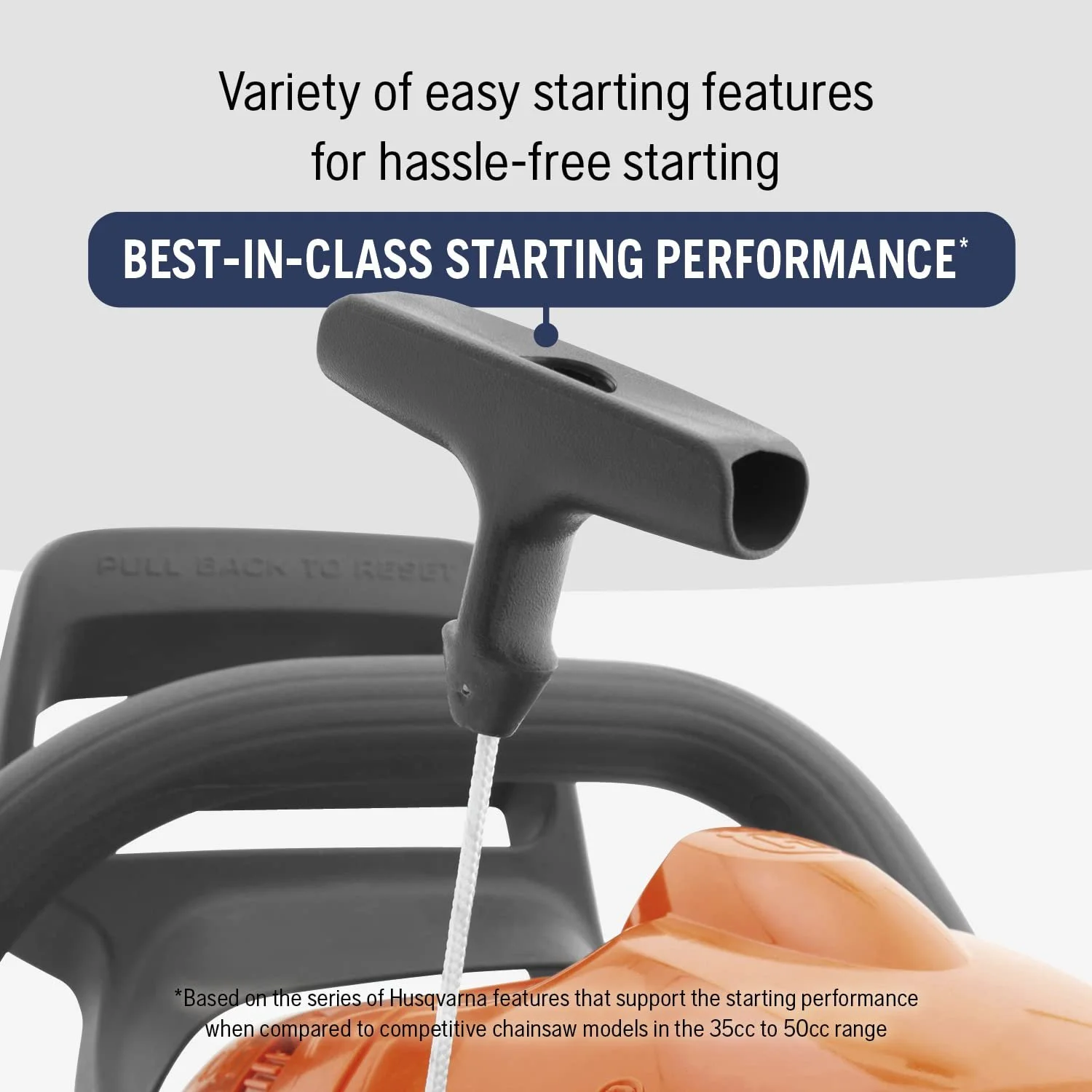 Husqvarna 450 Rancher 20 Inch Gas Chainsaw, 50.2-cc 3.2-HP, 2-Cycle X-Torq Engine, For Tree Pruning, Yard Cleanups and Firewood Cutting