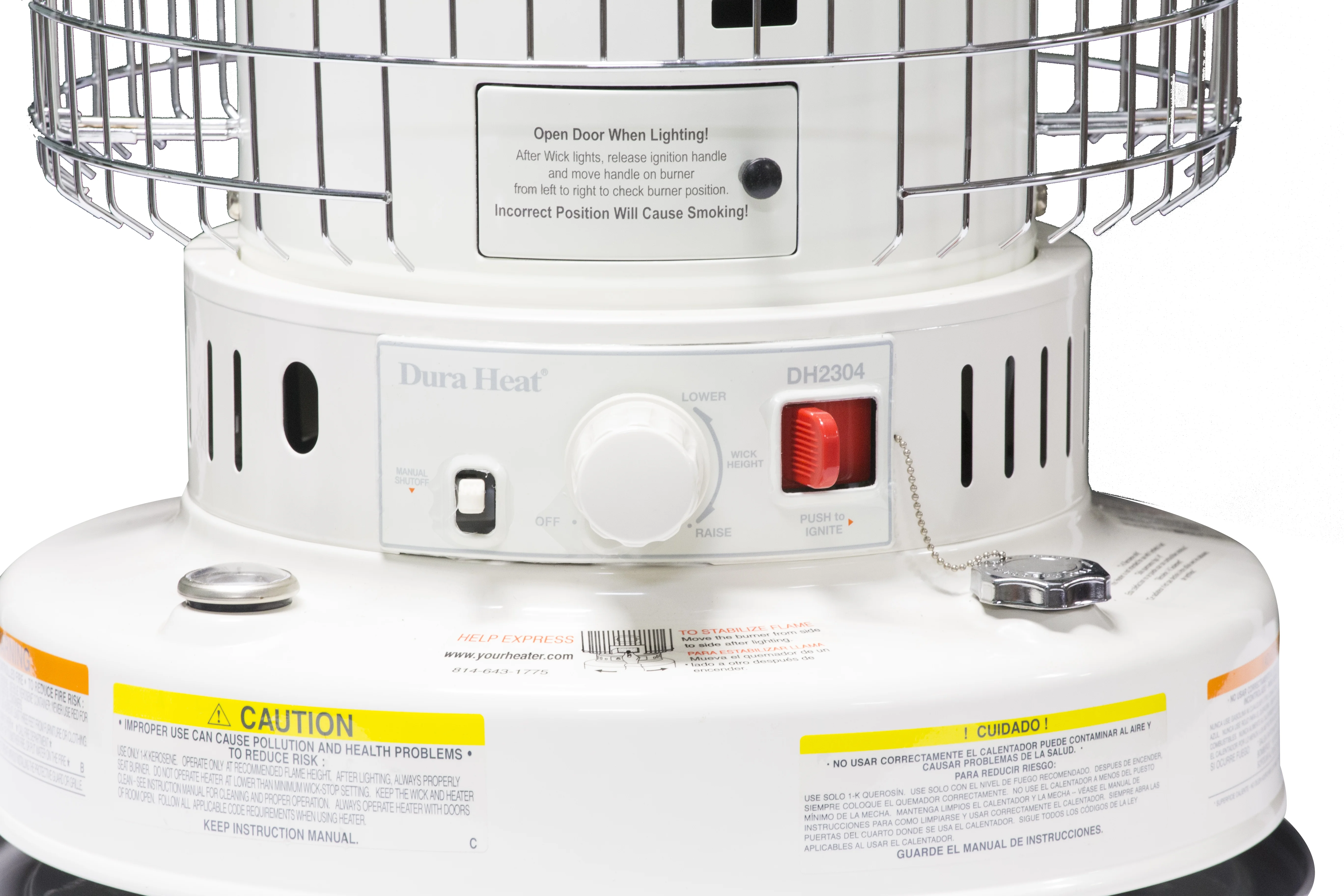 Dura Heat Convection Kerosene Heater, 23,800 BTU, Indoor Portable Heater - DH2304BB